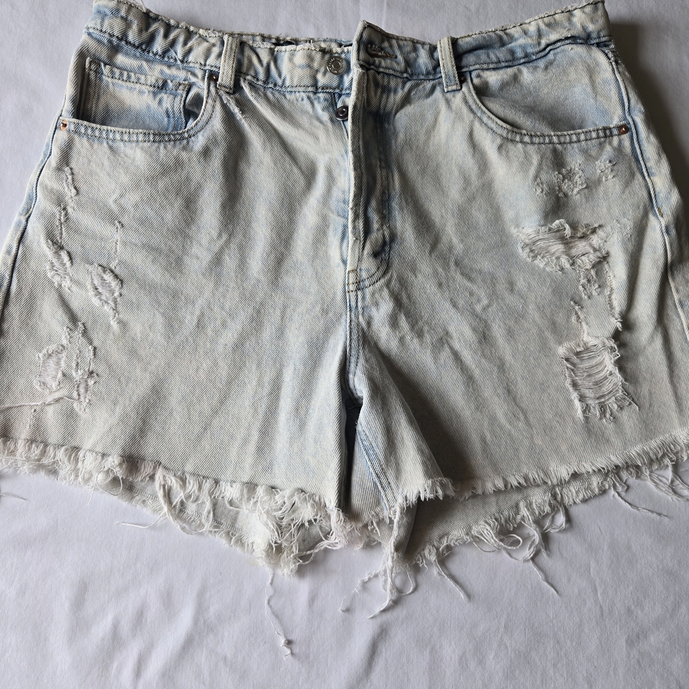 wild fable Light Wash Distressed Denim Cutoff Shorts
